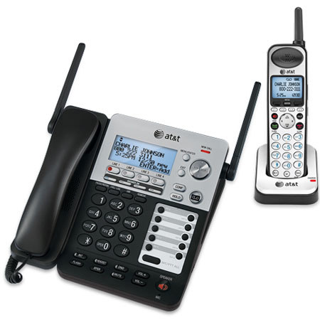 AT&T SB67138 SynJ 4-Line Corded/Cordless System