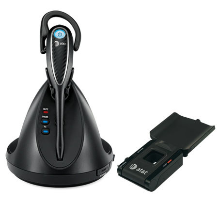 AT&T TL7812 DECT 6.0 Cordless USB Softphone Headset with Handset Lifter