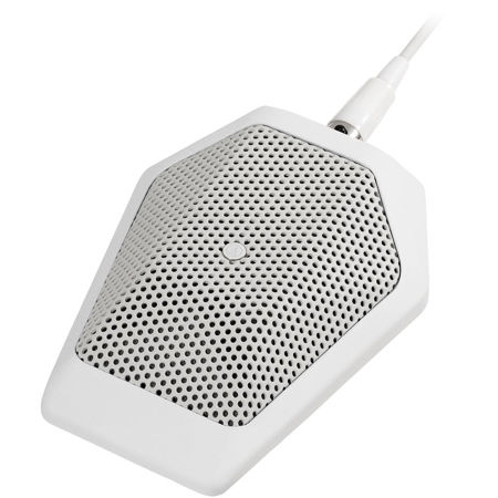 Audio-Technica U851RWB Cardioid Condenser Boundary Microphone, White