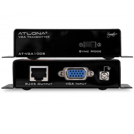 Atlona Passive VGA Transmitter, Extends Up to 330' Over CAT5/6/7 Cable
