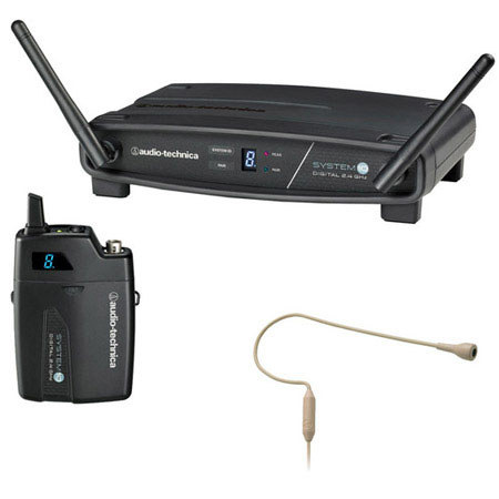 Audio-Technica ATW-1101/H92-TH 10 Digital Wireless System, 2.4 GHz ISM Band