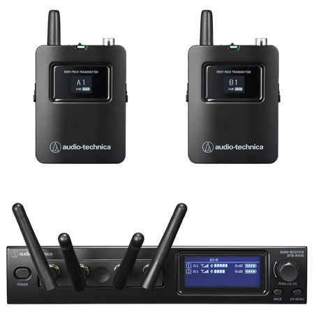 Audio-Technica System 20 PRO 2-Channel Dual Bodypack Wireless System