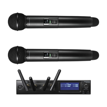 Audio-Technica System 20 PRO 2-Channel Dual Handheld Wireless System