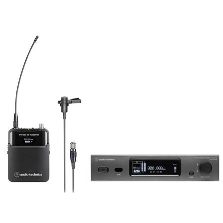 Audio-Technica ATW-3211N 3000 Series 4th Gen Wireless Network Enabled System, Includes ATW-R3210N Rx, ATW-T3201 Body-Pack Tx, AT831cH Cardioid Lavalier Microphone, DE2: 470-530 MHz