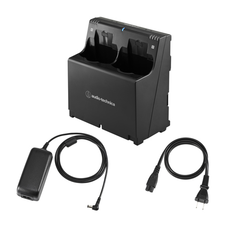 Audio-Technica ATW-CHG6 2-Bay Charging Station w/Power Supply for D50 Series Tx