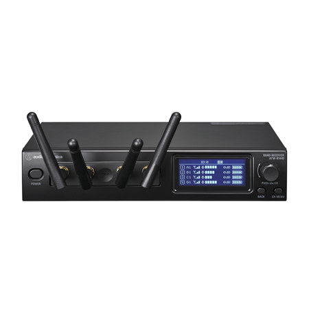 Audio-Technica ATW-R1440 Half-Rack Digital Wireless Receiver for System 20 PRO Transmitter, 2.4GHz