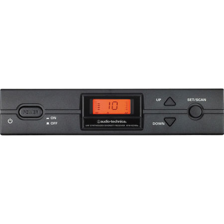 Audio-Technica ATW-R2100b UHF Wireless Mic Receiver, Band D: 656.125-678.500MHz
