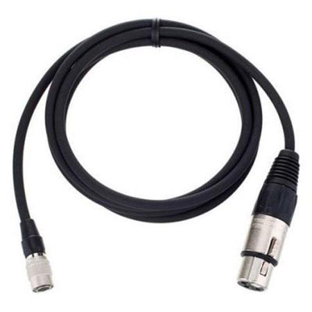 Audio-Technica XLRcH 2.5' Microphone Input Cable for cH Body-Pack Transmitter