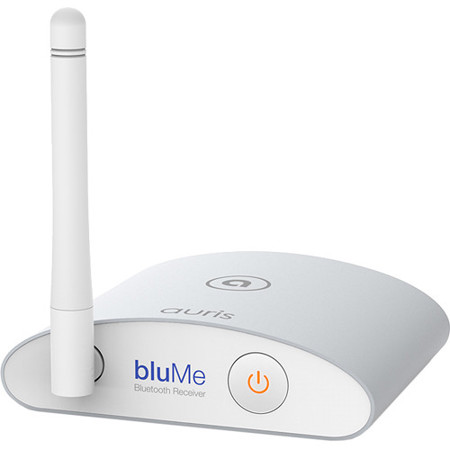 Auris bluMe True Hi-Fi Bluetooth Audio Receiver, Silver