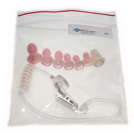 Audio Implements OTCS-U On-Camera Audioclarifier with Ear Tips, Tinted Tube