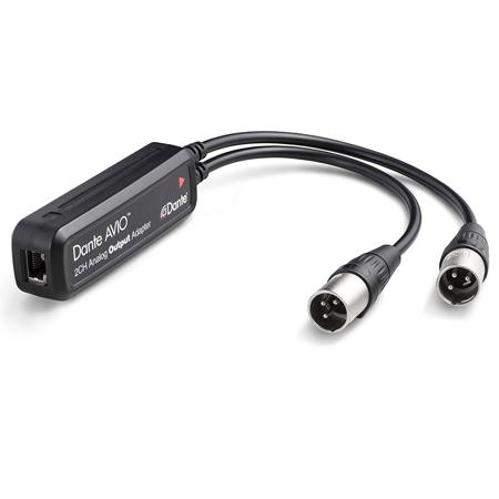 Audinate Dante AVIO 2-Channel XLR Analog Output Adapter