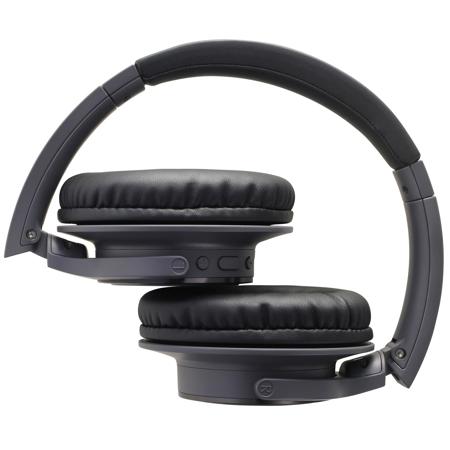 Audio-Technica ATH-SR30BT Wireless Closed-Back Over-Ear Headphones, Mic, Black
