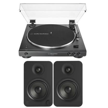 Audio Technica AT-LP60XBT - USB-BK Bluetooth Wireless USB Turntable Black :  : Electronics