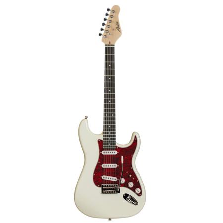 Austin AST100 Series Double Cutaway Electric Guitar, Cream