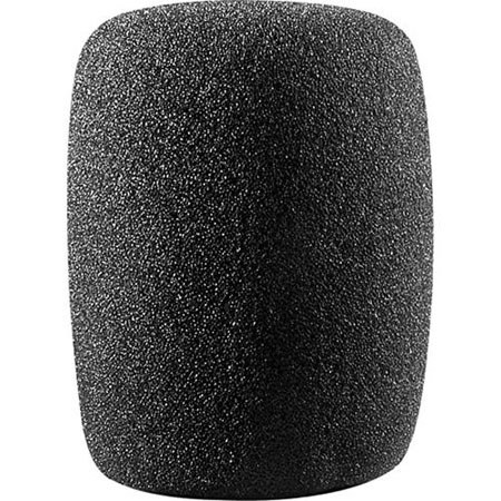 Audio-Technica AT8101 Cylindrical Foam Windscreen, Black