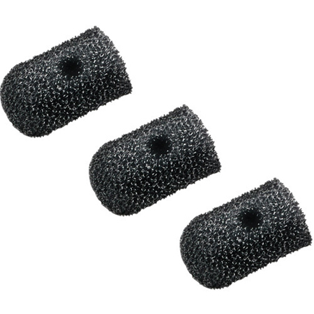 Audio-Technica Pro Windscreens for BP894 MicroSet Cardioid Condenser Headworn Microphone, 3 Pack, Black