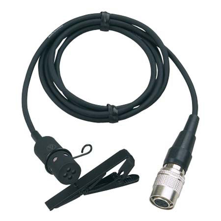 Audio-Technica AT831CW Mini Cardioid Wireless Condenser Lavalier Microphone