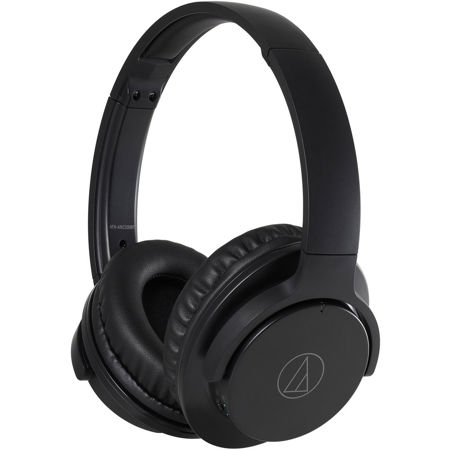 Audio-Technica ATH-ANC500BT QuietPoint Wireless Over-Ear Headphones, Black