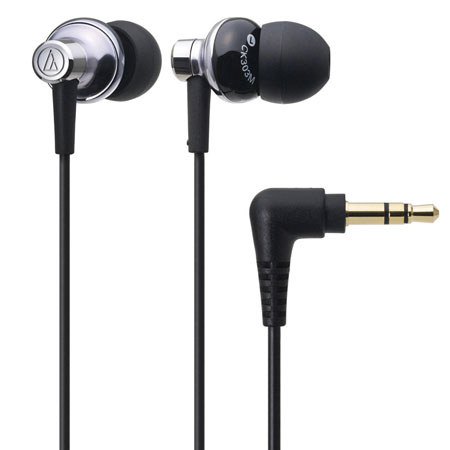 Audio-Technica ATH-CK303MSV In-Ear Headphone, Silver