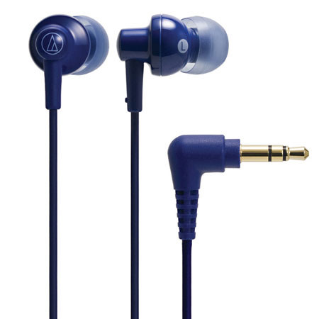 Audio-Technica ATH-CKL200BL In-Ear Headphone, Blue
