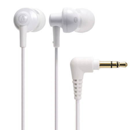 Audio-Technica ATH-CKL200WH In-Ear Headphone, White