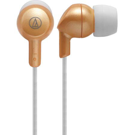 Audio-Technica In-Ear Headphone for Women, Orange