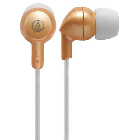 Audio-Technica In-Ear Headphone for Women, Yellow