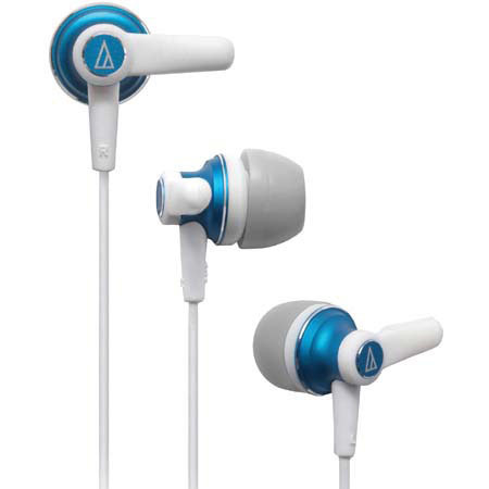 Audio-Technica ATH-CK6W 10.7mm In-Ear Headphone, Blue