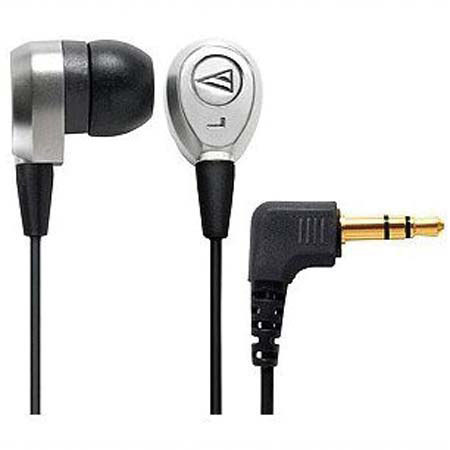 Audio-Technica ATH-CK7 QuietPoint Passive Noise-Reducing Titanium Earphones 11 mm Diameter