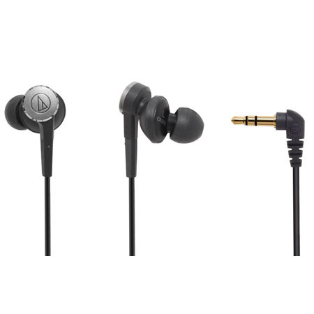 Audio-Technica ATH-CKS50BK Solid Bass Headphone, Black