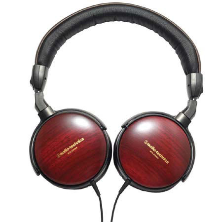 Audio-Technica ATH-ESW9A Portable Wooden Headphone