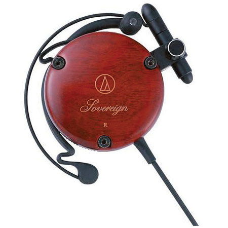 Audio-Technica Adjustable Wooden Clip-On Headphone
