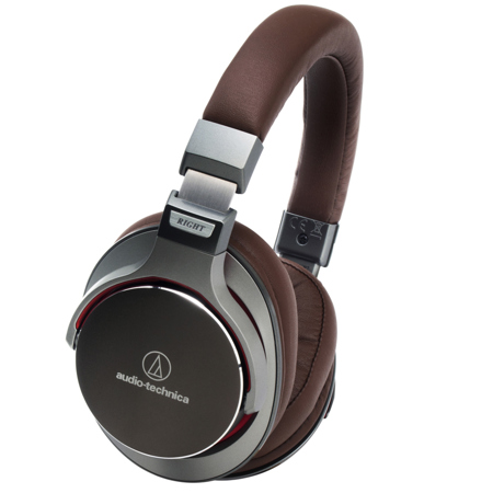 Audio-Technica ATH-MSR7GM SonicPro Over-Ear Audio Headphones, Gun Metal
