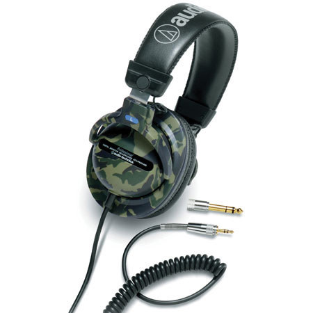Audio-Technica ATHPRO5MS Monitor Headphones, Camouflage