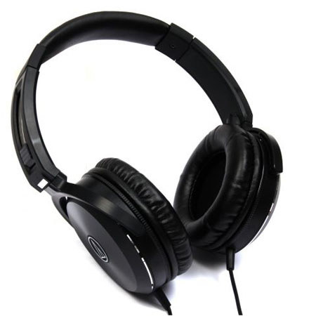 Audio-Technica ATH-WS70 Solid Bass Headphone, Black