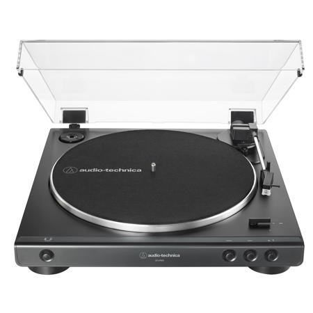 Audio-Technica AT-LP60X Fully Automatic Belt-Drive Stereo Turntable, Black