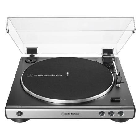 Audio-Technica AT-LP60X Fully Automatic Belt-Drive Stereo Turntable, Gun Metal/Black