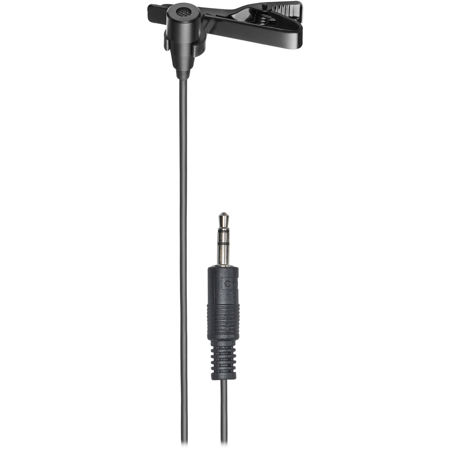 Audio-Technica ATR3350XiS Omnidirectional Condenser Lavalier Microphone for Smartphones