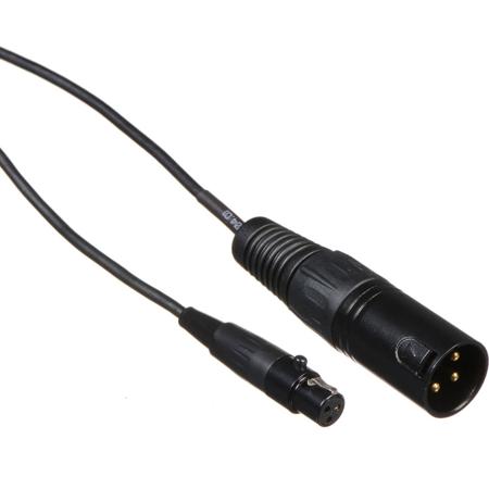 Audix 50' Mini XLR Female to XLR Male Cable, Black