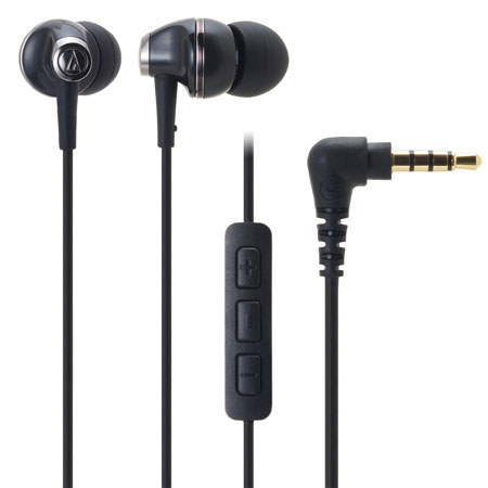 Audio-Technica ATH-CK313I In-Ear Communications Headphones with Remote and Mic