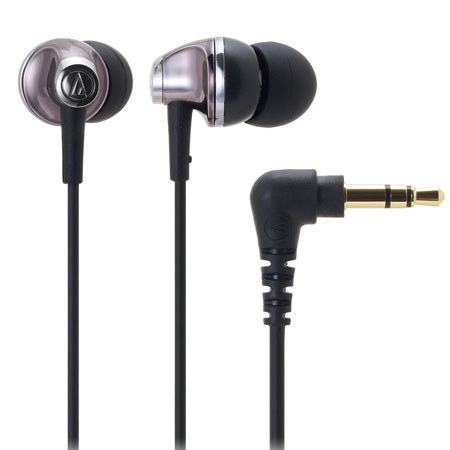 Audio-Technica ATH-CK313M In-Ear Headphones, Silver