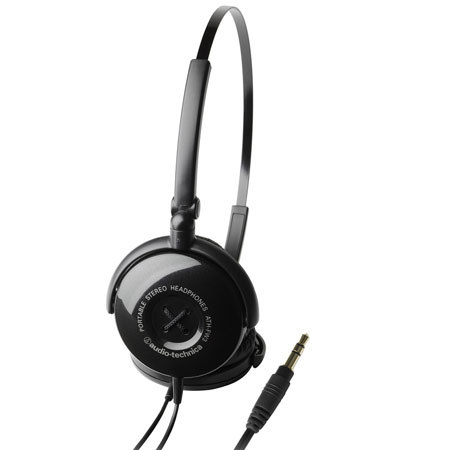Audio-Technica ATH-FW3BK On-ear Headphone, Black
