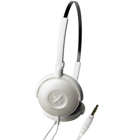 Audio-Technica ATH-FW3WH On-ear Headphone, White