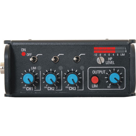 Audio Developments AD071 Camera Mixer with V-Lok Mount, 1x Mic & 2x Line Inputs