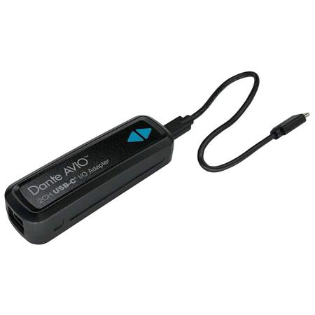 Audinate Dante AVIO 2x2 USB Type-C I/O Adapter for Dante Audio Network