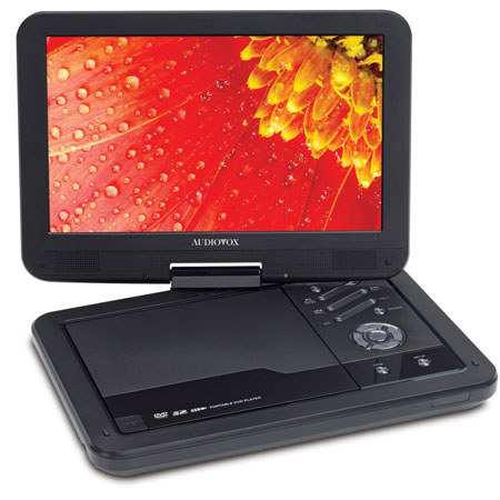 Audiovox DS2058 10" Portable DVD Player with Swivel Digital Display