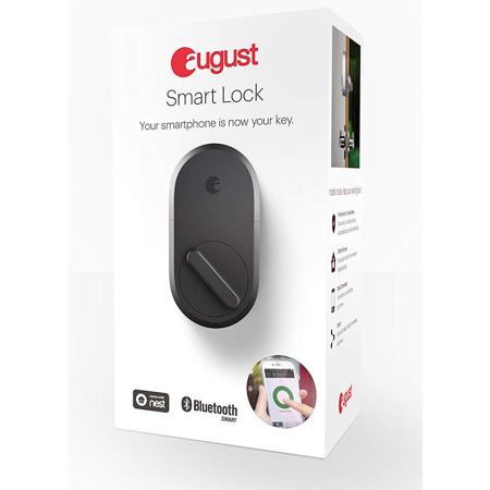 August Smart Lock Plus, Dark Gray