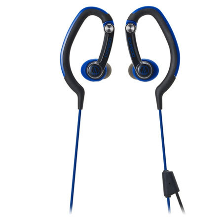 Audio-Technica ATH-CKP200 SonicSport In-Ear Headphones, Blue