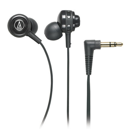 Audio-Technica ATH-COR150 Core Bass In-Ear Headphones, Black