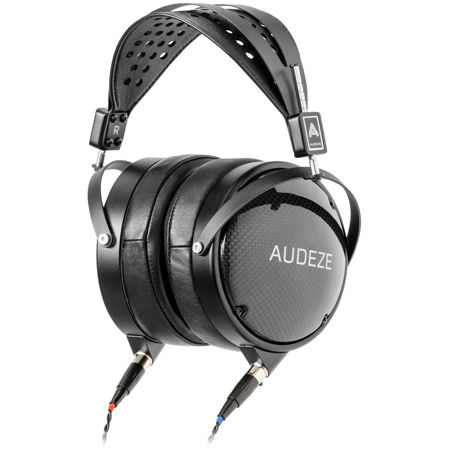 AUDEZE LCD-XC Closed-Back Over-Ear Planar Magnetic Headphones Premium Package, Carbon Cups, Leather-Free, Black